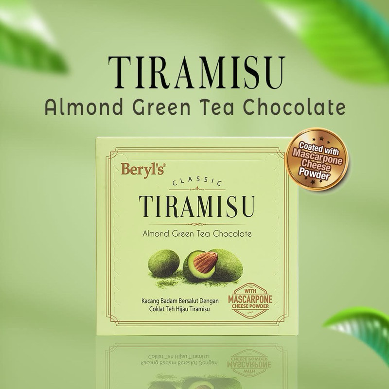 

Beryls Tiramisu Almond Chocolate 65g Beryl's Tiramisu Almond White Chocolate Milk Chocolate White