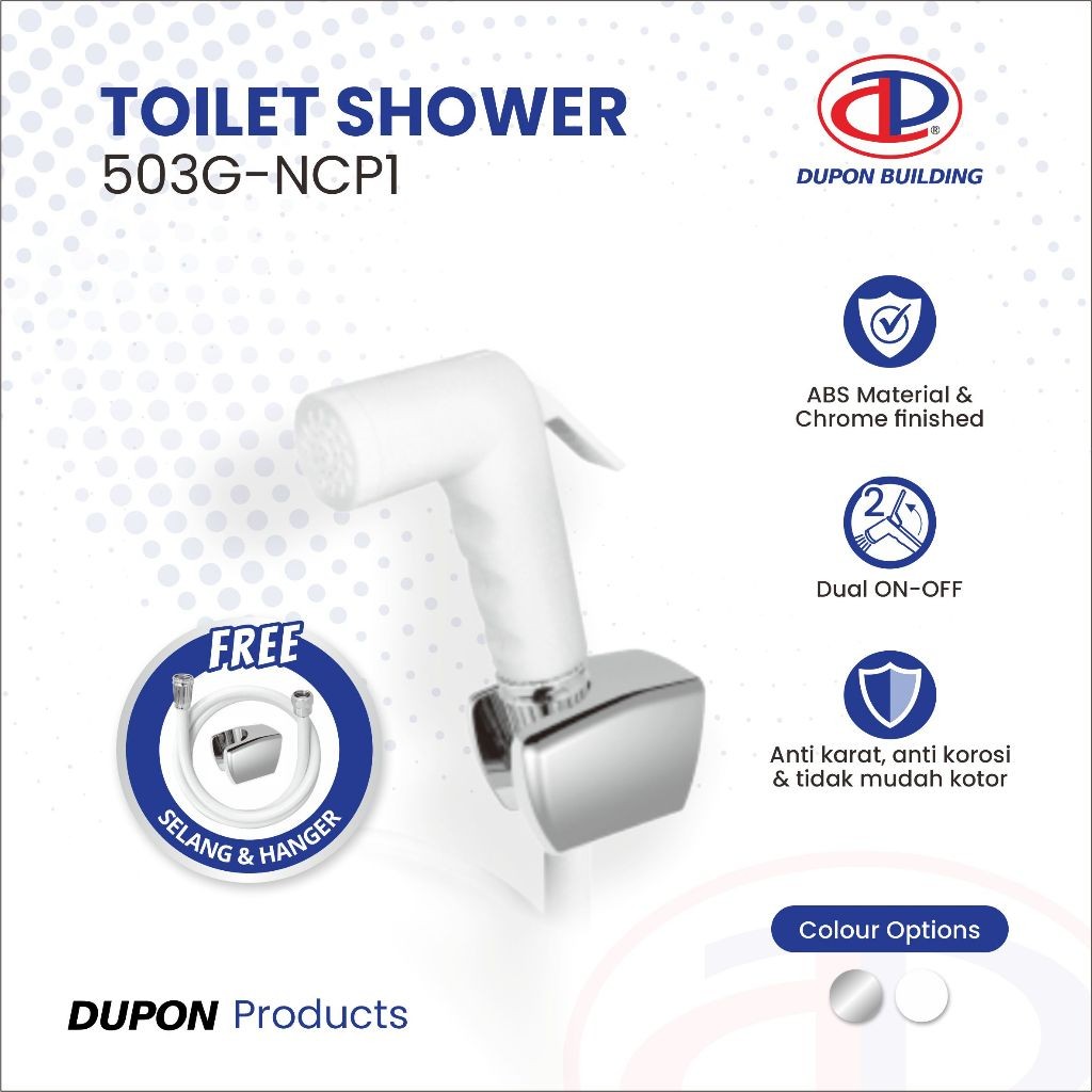 DUPON Toilet Shower Jet Shower Bidet Cebok Semprotan Kloset WC 503G-NCP1
