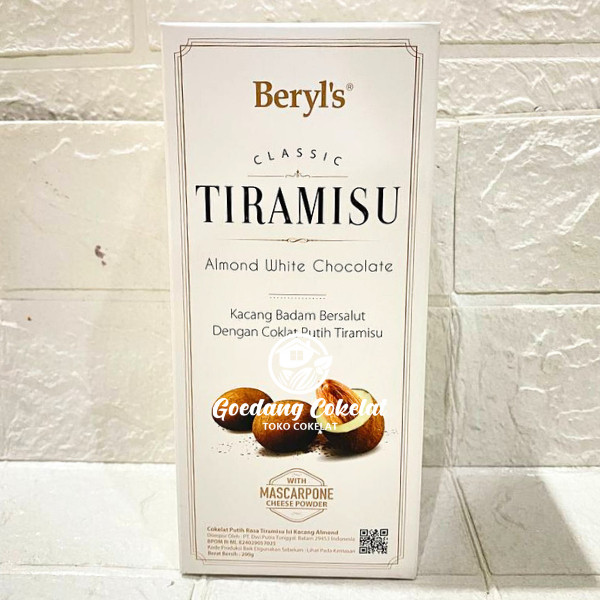 

Beryls Classic Tiramisu Almond Green Tea Milk White Chocolate Beryl's Coklat Malysia 200g