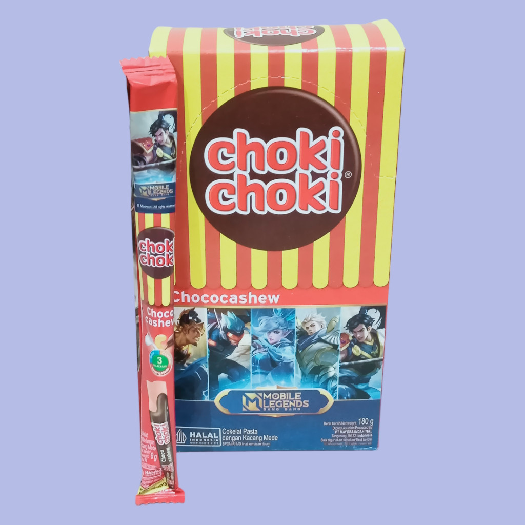 

Choki Choki Cashew Pasta Cokelat [20 stick/box]