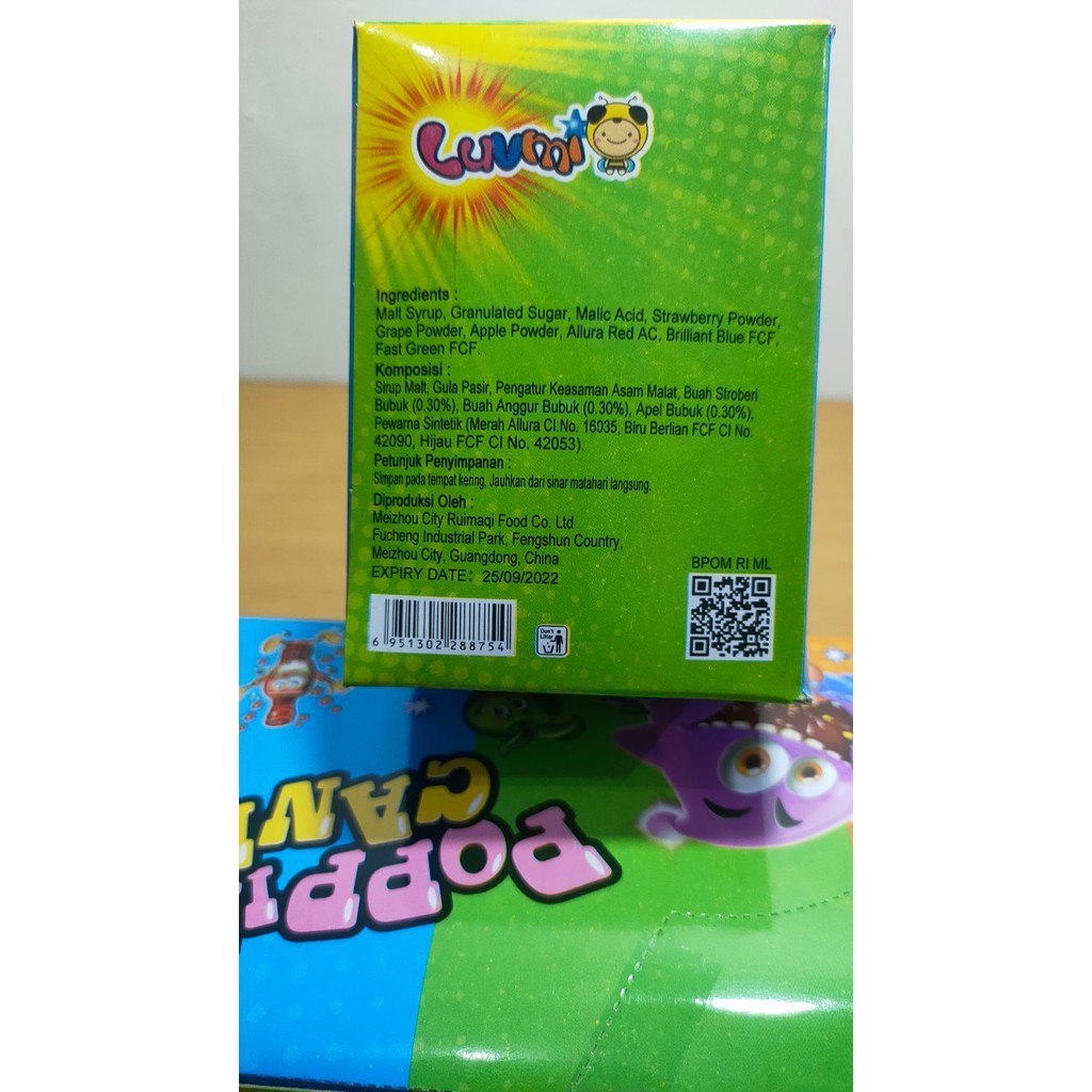POPPING CANDY HALAL( ISI 40 Pcs / Box )