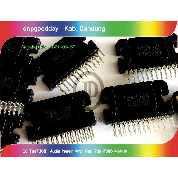 Mantap- Ic Tda7388 Audio Power Amplifier Tda 7388 4x41w