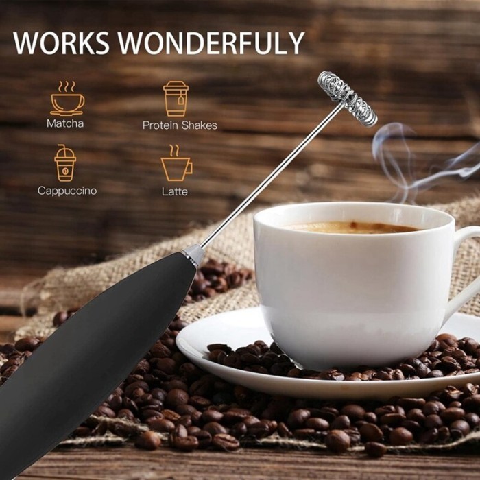 POWERFUL MILK FROTHER, MILK FROTHER AND STEAMER FOAM MAKER FOR COFFEE