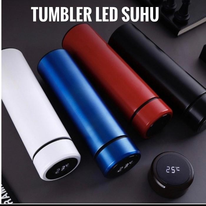 TUMBLER LED SUHU TERMOS LED SUHU BOTOL MINUM LED SUHU STAINLESS 500ML
