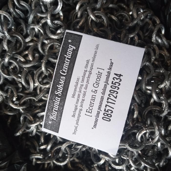 Rantai Timah Pemberat Jala Ikan / Rantai Jala / Jala Ikan #Gratisongkir