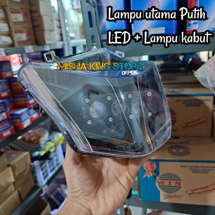 Lampu Daymaker Honda Beat Esp Street Predator Laser 3 Mata
