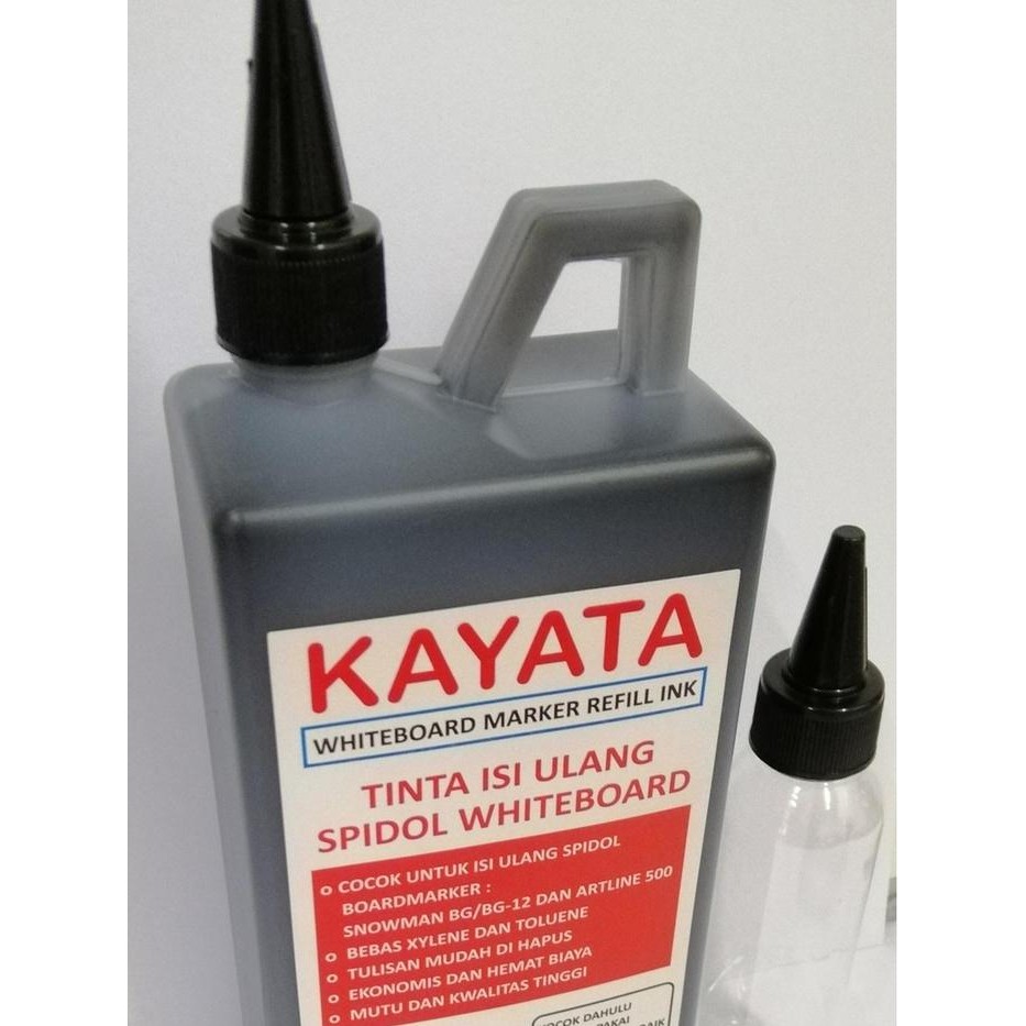 

Ready- Tinta Spidol Whiteboard Refill Kayata Murah Dan Berkualitas 1000 Ml