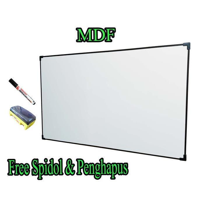 

Ready- Papan Tulis 60 X 100 Cm Whiteboard Magnet Dan Non Magnet