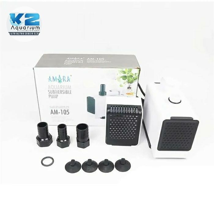 HEMAT LISTRIK AMARA AM 105 36W 3000 L/H POMPA FILTER CELUP AQUARIUM KOLAM HIDROPONIK AMARA 105