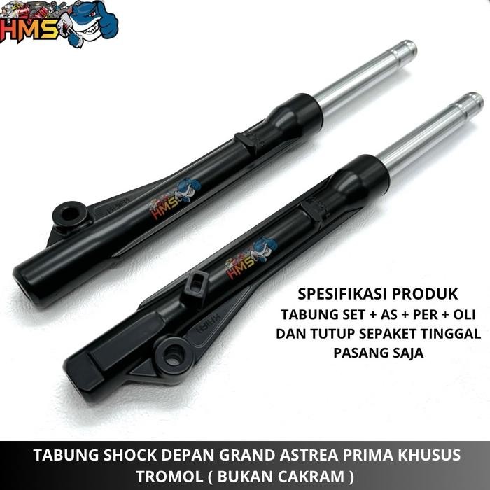 Tabung Shock Depan Shockbreaker Depan As Shock Depan Grand Astrea Prima Khusus Tromol ( Bukan Cakram