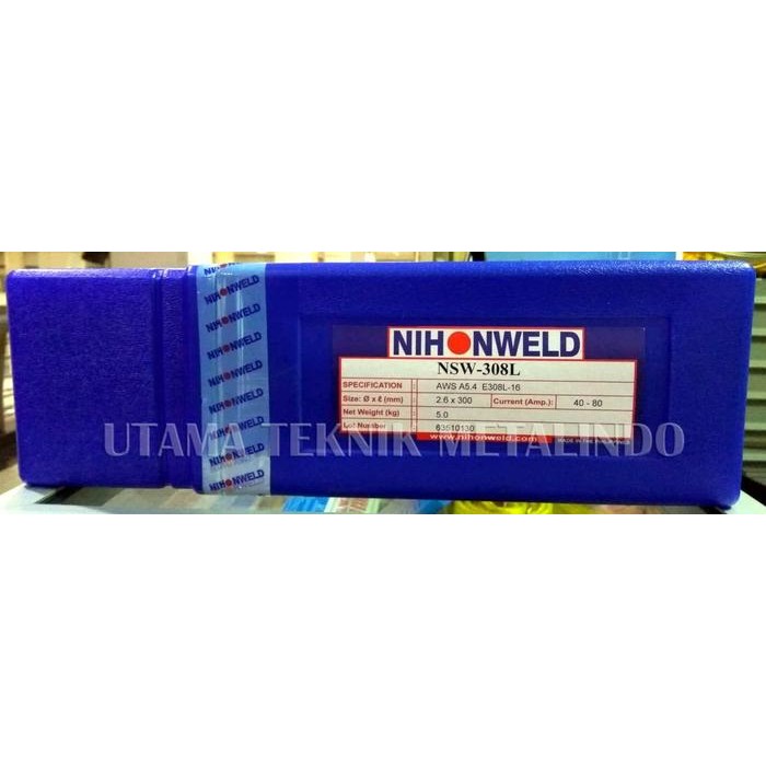 Sale Kawat Las Nihonweld Nsw-308L Diameter 2,6Mm - Aws E308L-16