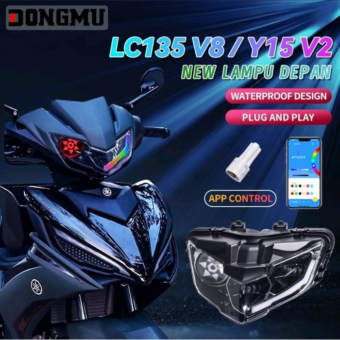 Reflektor Led Mx King New V2 Y15 V2 Lampu Depan Led Mx King 150 New V2 Motorcycle