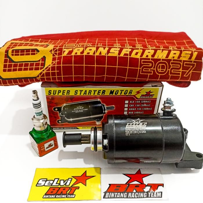 Dinamo Starter Bore Up Brt Tiger Gl Pro Gl Max Megapro Cb100 400Cc Stater (Free Baju+Stiker Brt)