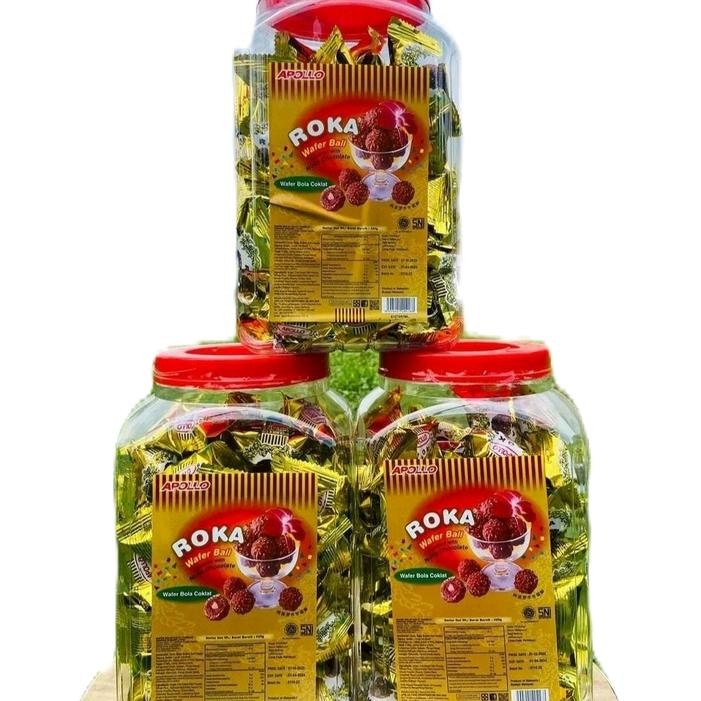

Roka kemasan Toples berat 420 gram ( EXP 20 mei 2026) Camilan