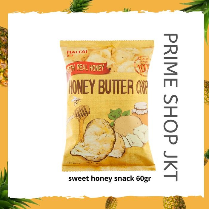 

Haitai Sweet Butter Chips 60gr Korean Honey Butter Chip Snack Kentang