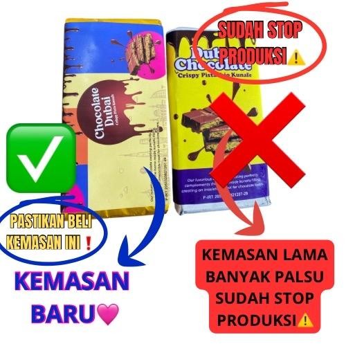 

( SIZE BESAR 230gr BIG BAR CHOCOLATE ) CHOCOLATE DUBAI CRISPI KUNAFE HOME MADE COKLAT DUBAI SIZE