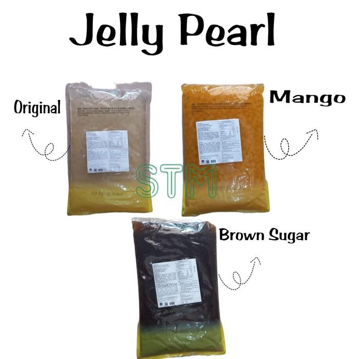 

Jelly Pearl Topping Minuman Kekinian/boba jelly bubble siap saji