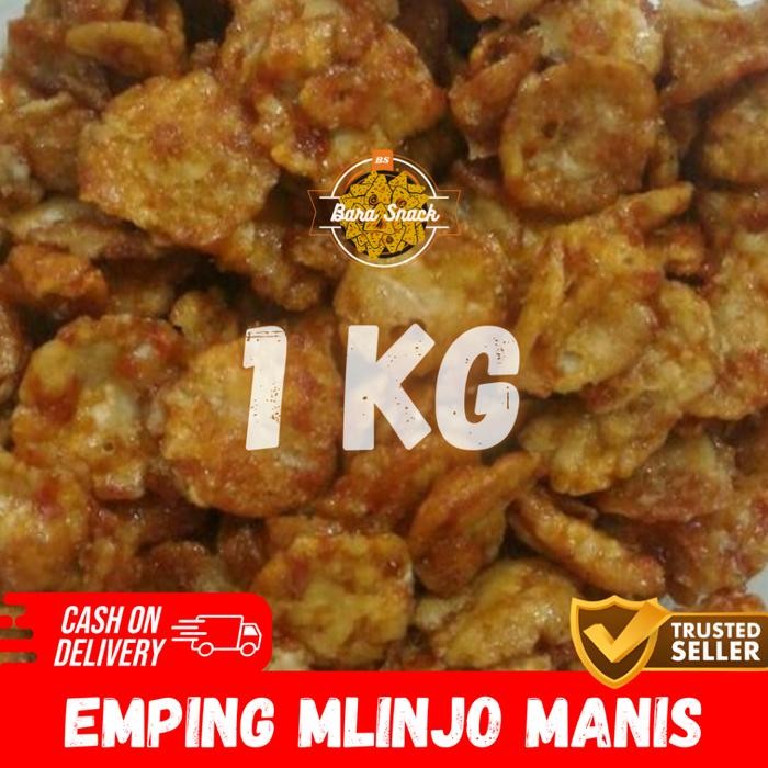 

[ 1KG ] Emping Mlinjo Matang Rasa Manis Premium / Camilan Snack Kiloan Murah