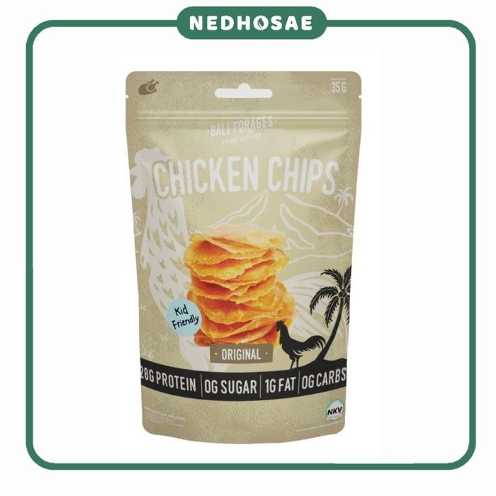 

Chicken Chips Original Crispy Bali Forages Keripik Daging Ayam Krispi
