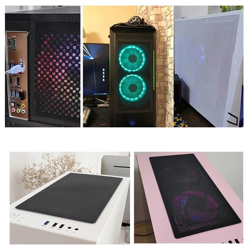 Satu Klik Aja - Dust Filter PC Magnetic PVC Penyaring Debu Casing PC Komputer Filter