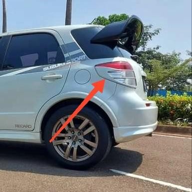 PREMIUM GARNISH BELAKANG SX4 ORIGINAL MENTAH BELUM CAT