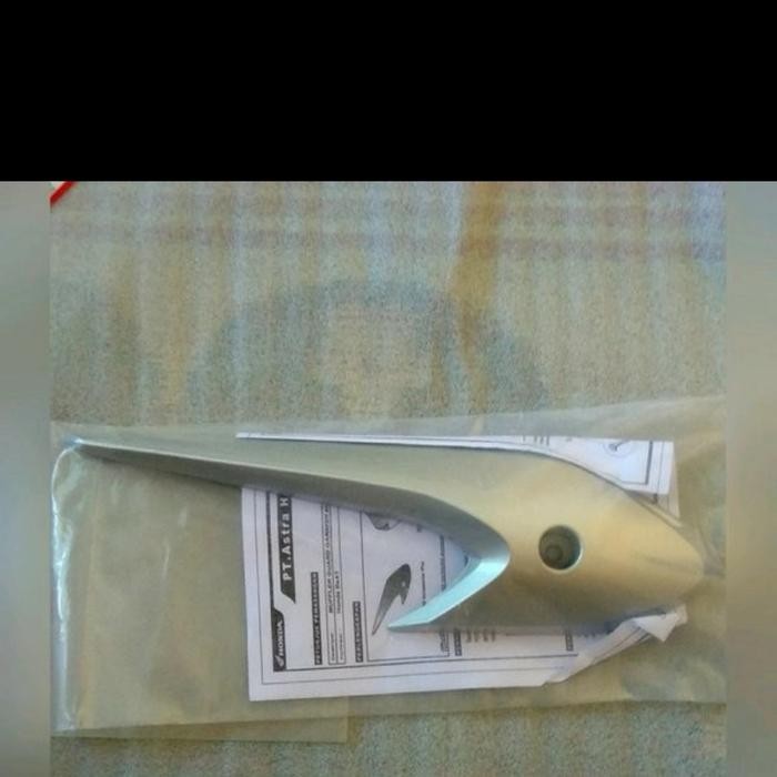 PREMIUM Garnish Knalpot-Garnish Muffler Beat Lama-Beat Karbu Ori AHM Silver