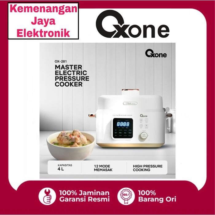 Oxone OX-281 Master Electric Pressure Cooker | Presto Elektrik Multifungsi