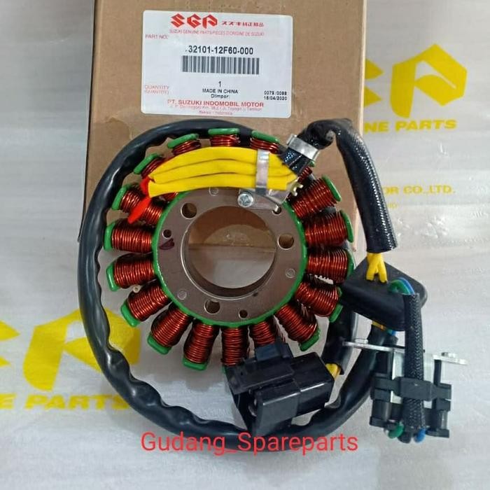 Spool/Stator Assy/Spul Asli Sgp Motor Suzuki Thunder 125