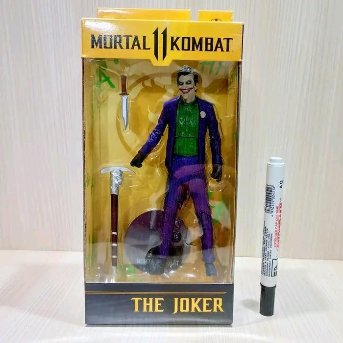 mainan action figure the joker mortal combat by mcfarlane toys