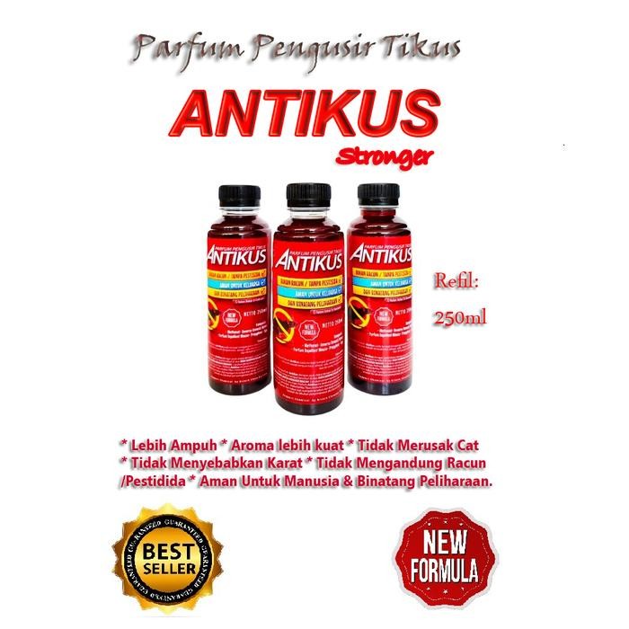 Parfum Pengusir Tikus Antikus Refil 250ml Terlaris