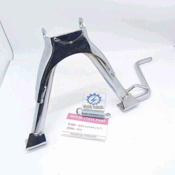 standar tengah chrome mio smile mio sporty mio soul nouvo - standar dua chrome mio smile mio sporty