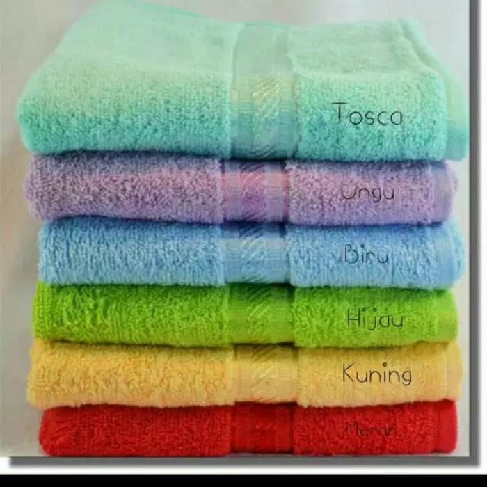 New Grosir Handuk Merah Putih Besar 70 x 140 Terry Palmer - Handuk Dewasa