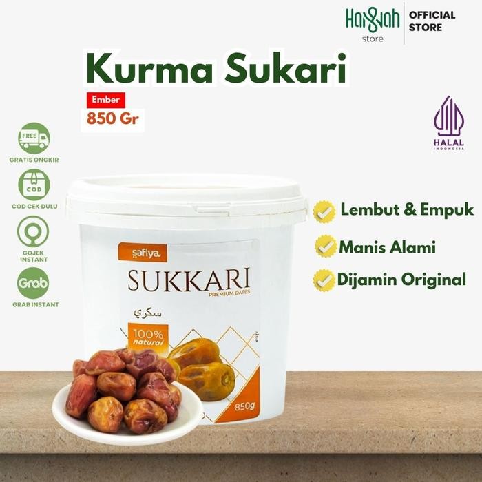 

New Kurma Sukari Ember Al Qassim 850 gr Premium Original