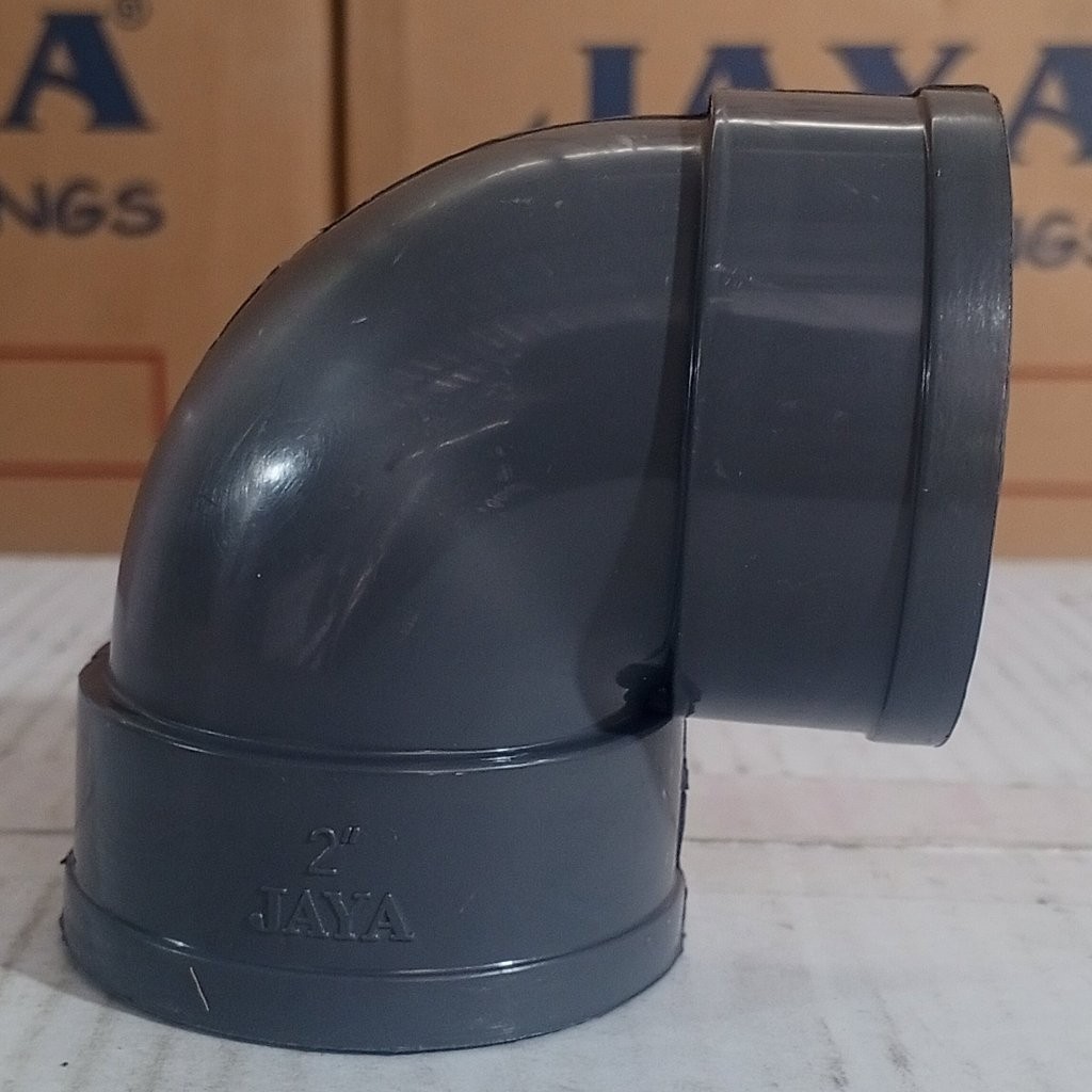 JAYA SAMBUNGAN PIPA PVC ELBOW DV 2 INCI