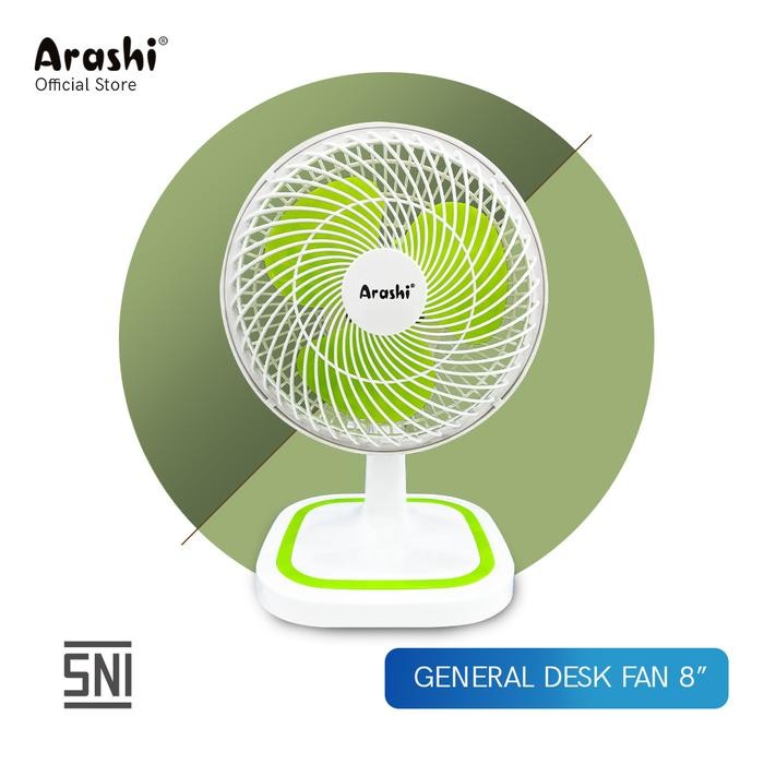 SendToday- Arashi Kipas Angin General Desk Fan 8"