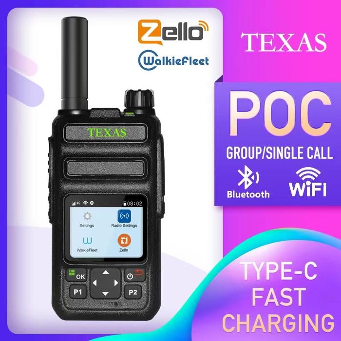 SendToday- Ht Poc 4G Walkie Talkie Global Sim Handy Talky Wireless And Bluetooth Walkie Talkie