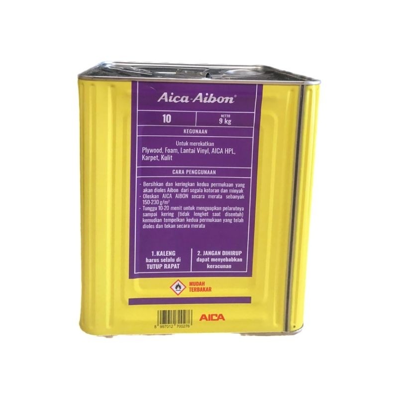 

KHUSUS - Lem Aica Aibon 10 (blek 9kg) - Lem kuning busa kulit vinyl