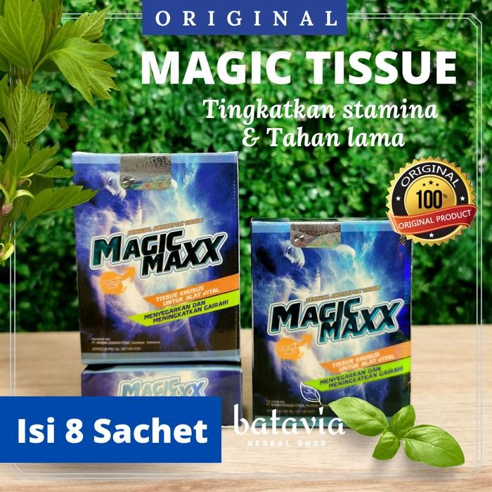 terjaminDiKita- Magic Power Tissue Black Parade Antiseptic Magic Tisue Tisu Tahan Lama