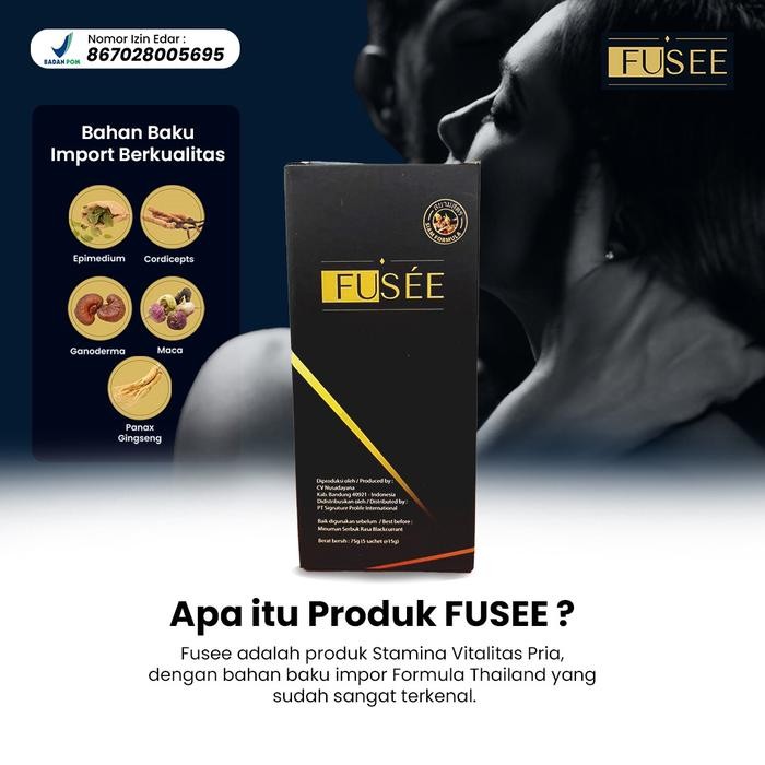 terjaminDiKita- FUSEE minuman herbal pria 1 pak isi 5 sachet