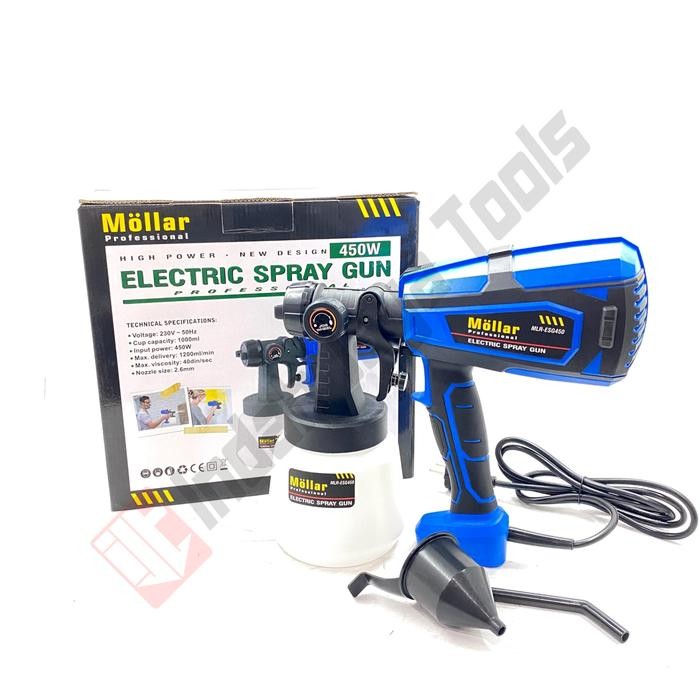 Mollar Esg-450 450 Watt Spray Gun Elektrik Paint Gun Alat Semprot Cat Terlaris