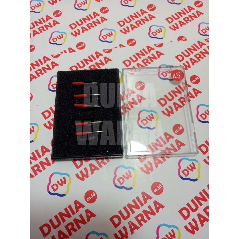 

[5pcs] 45 Derajat Cutting GRAPHTEC 5 CE 6 CB 09 CB09 Tutup Merah