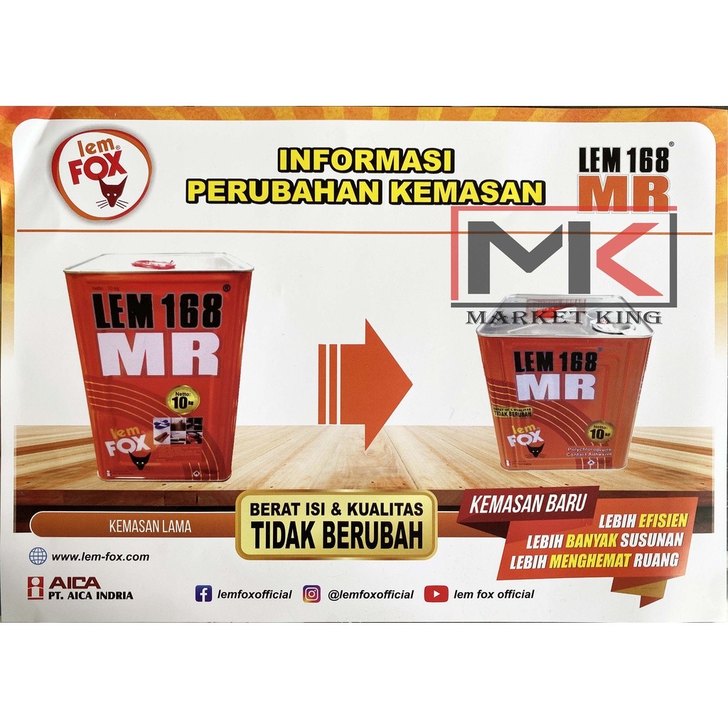 

Lem Kuning 168 MR