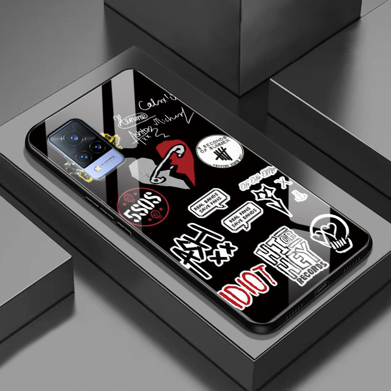 Casing Hp Untuk VIVO V21 4G V21 5G V21s 5G V20 V19 V17 Pro V15 Pro S1 Pro Case Casing kaca Softcase 