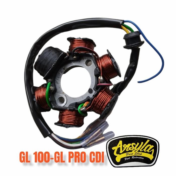 TOP SPUL HONDA GL100 GL125 CDI GL PRO GL MAX CDI BLACK ENGINE -