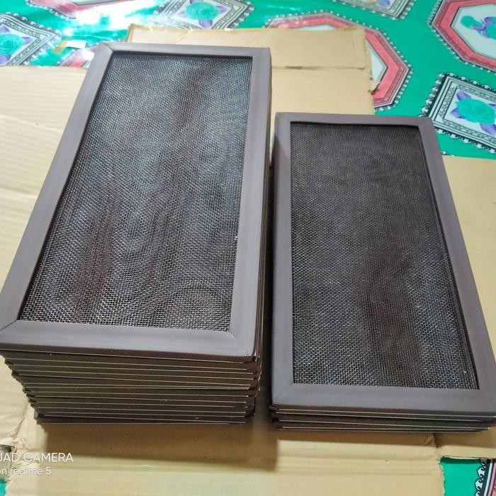 Kasa Nyamuk Frame Karet Jaring Fiber Glas/Penutup Lubang Ventilasi