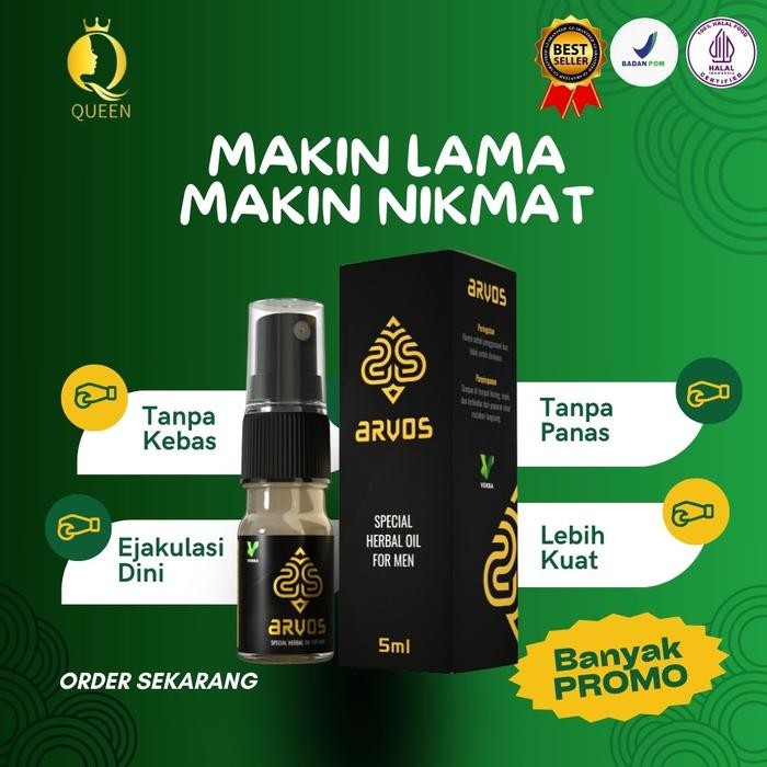 PvTerjamin- TermuraH yuk ARVOS GOLD Spray tahan lama sex pria Original Bpom Ampuh Mengatasi