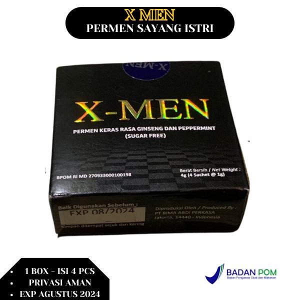 PvTerjamin- Xmen Candy - Candy Stamina pria - Permen stamina pria isi 4 pcs