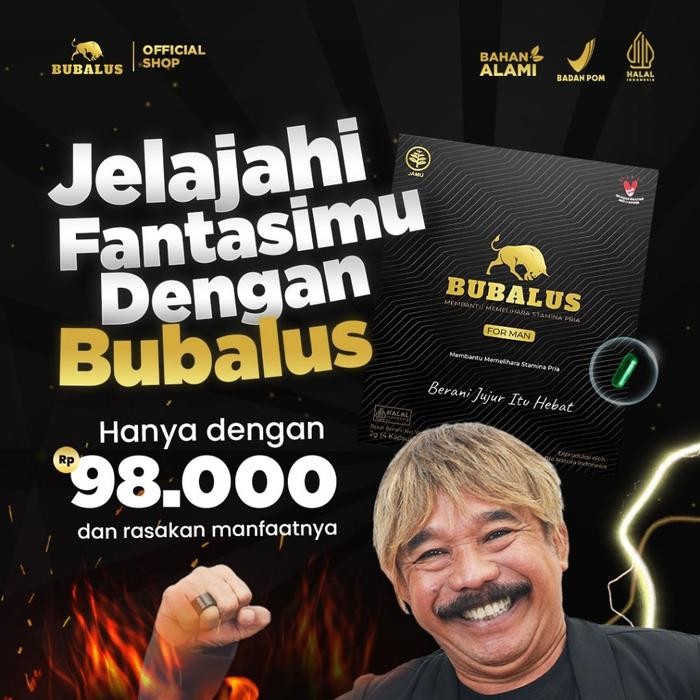PvTerjamin- Bubalus Suplemen Herbal Pria Meningkatkan Gairah Isi 4 Kapsul