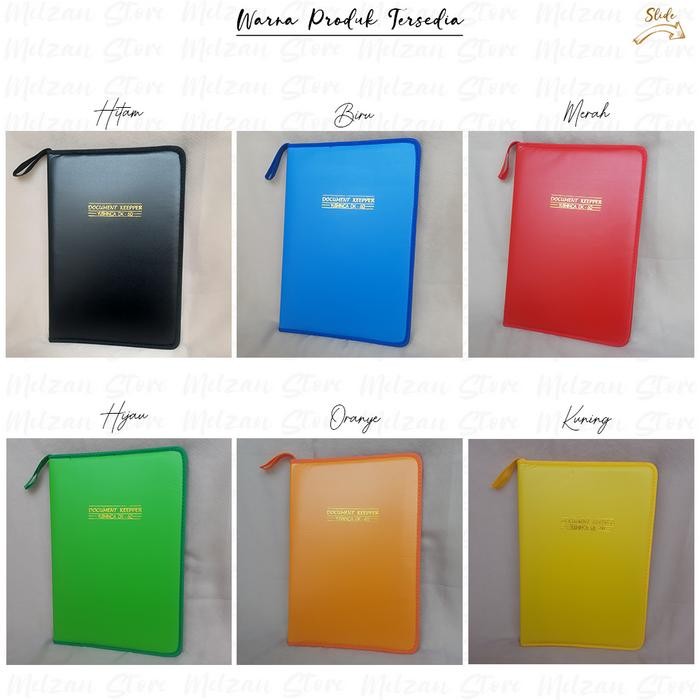 

Ready- Dokumen Keeper Resleting Anti Air 60 Lembar / Map Dokumen / Map Ijazah / Map Resleting /