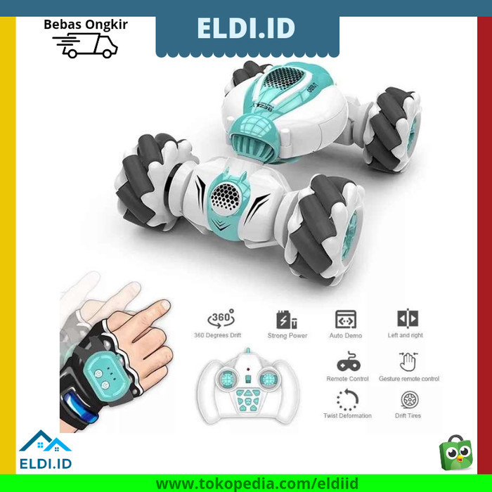 Mobil Mobilan Gesture Remote Kontrol Tangan Rc Stunt Car Drift Tires